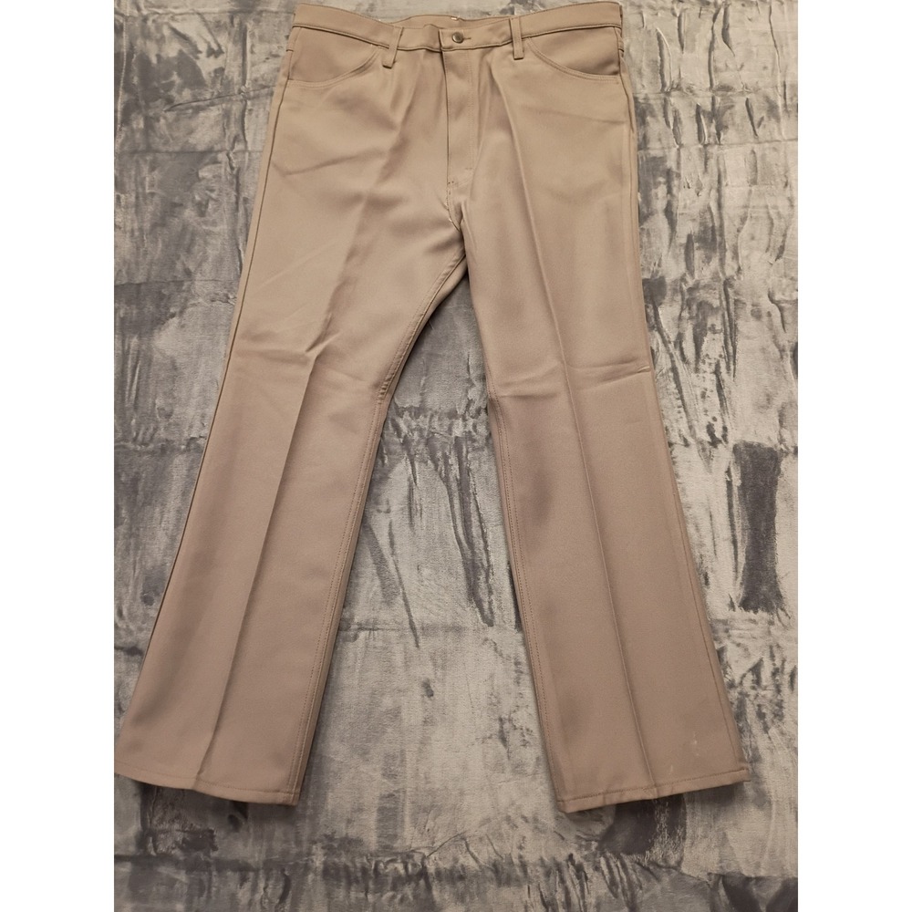 Wrangler Regular Fit 40x32 Birch Tan Straight Leg Mens Pants Made in USA‎
